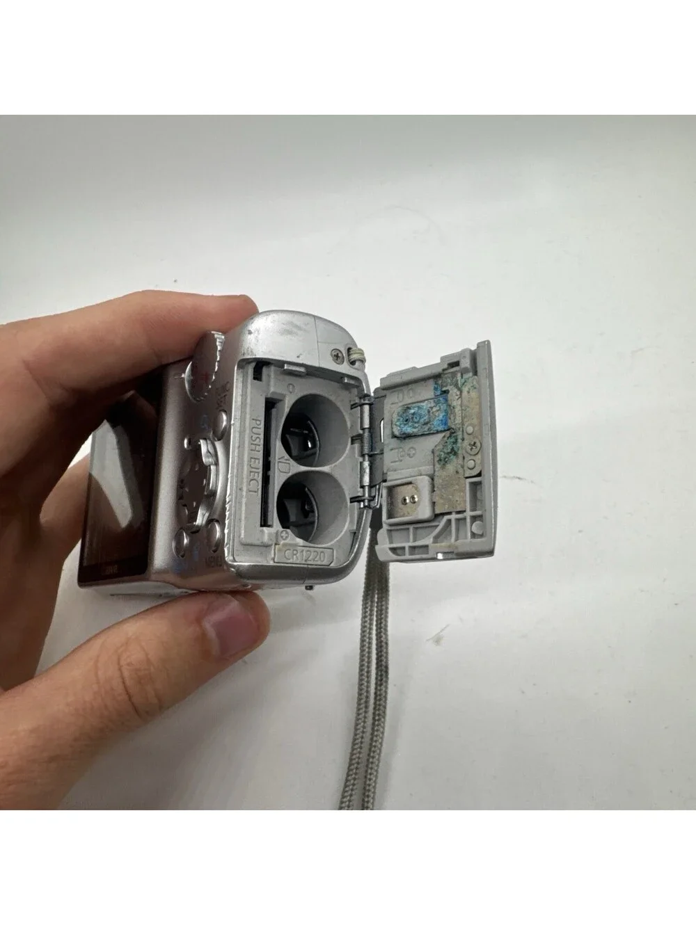 Canon PowerShot A470 7.1MP Compact Digital Camera Tested Working Blue